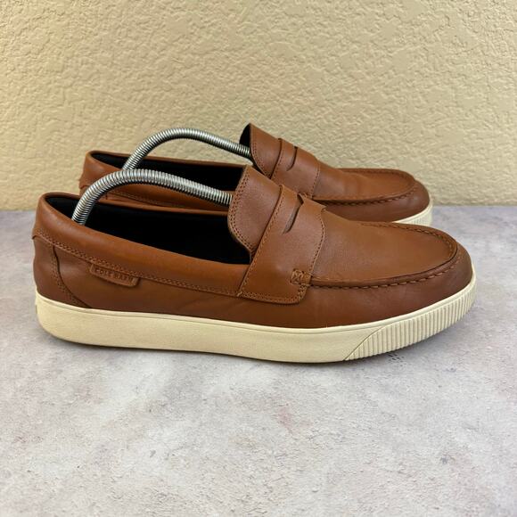 Cole Haan Grand OS Penny Loafers C33859 Brown Leather Comfort Mens Size 11M main image 11
